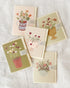 Apricot Nasturtium Mini Card